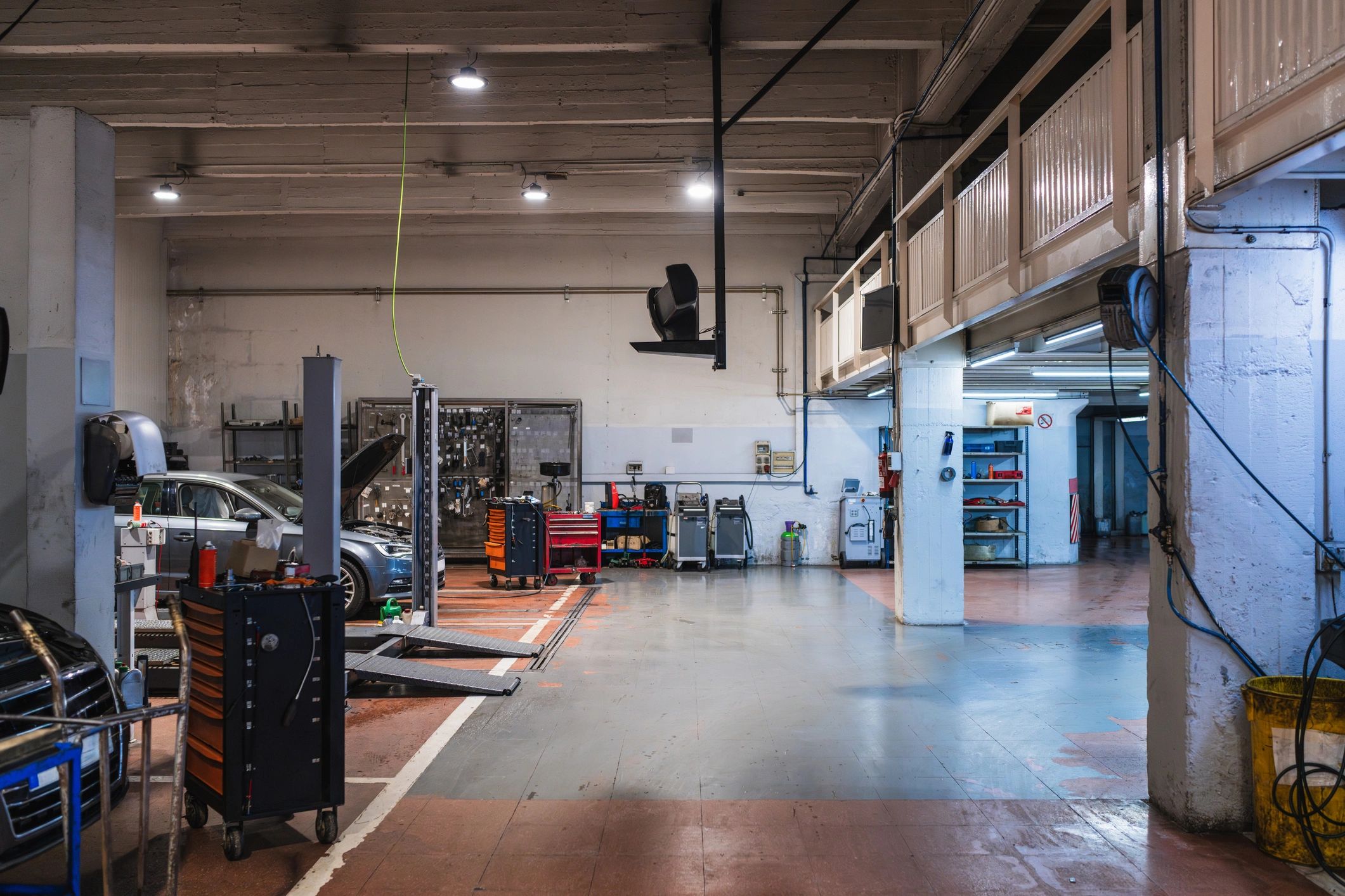 Automotive workshop interior in Ashmore, QLD